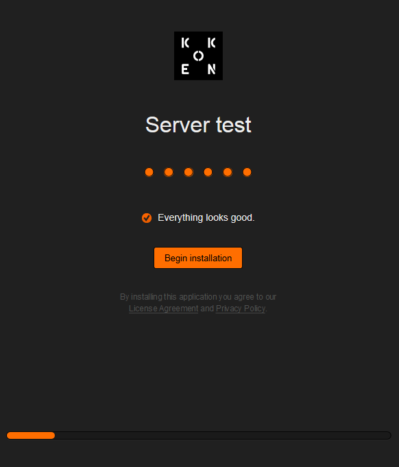  Koken - Testing Server