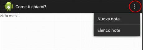 Menu Android Menu Android